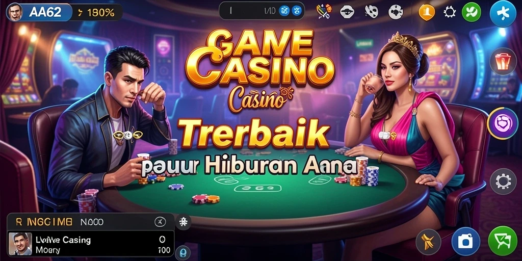 Tampilan gameplay Live Casino yang menegangkan dan mengasyikkan di AA62.