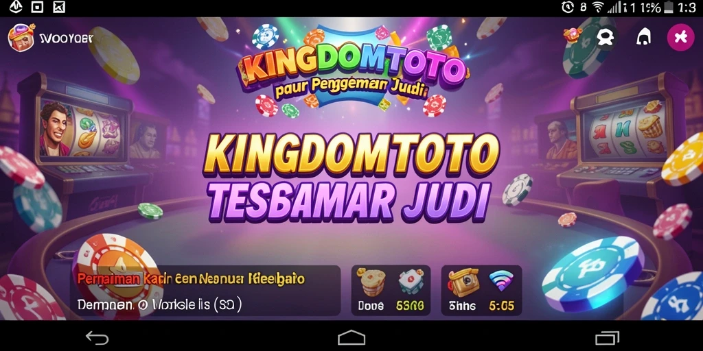 Tampilan gameplay Kasino KINGDOMTOTO yang menarik dan interaktif.