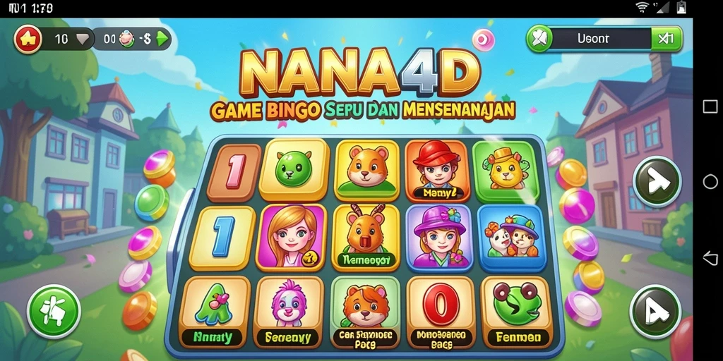 Tampilan gameplay NANA4D yang seru dan dinamis.