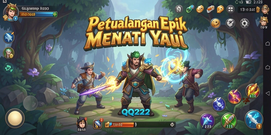 Screenshot QQ222 menampilkan aksi seru di dunia petualangan.