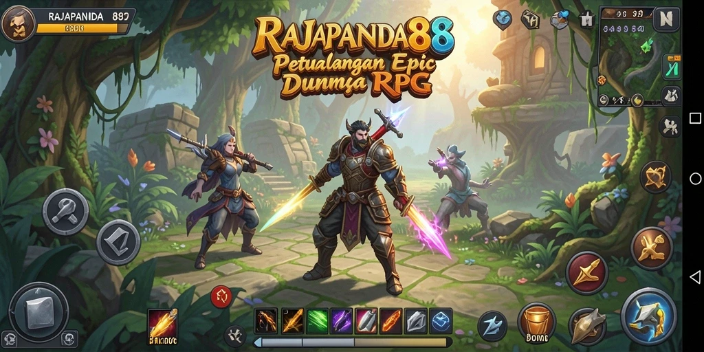 Gameplay seru dan mendebarkan dari RAJAPANDA88 dengan misi RPG.