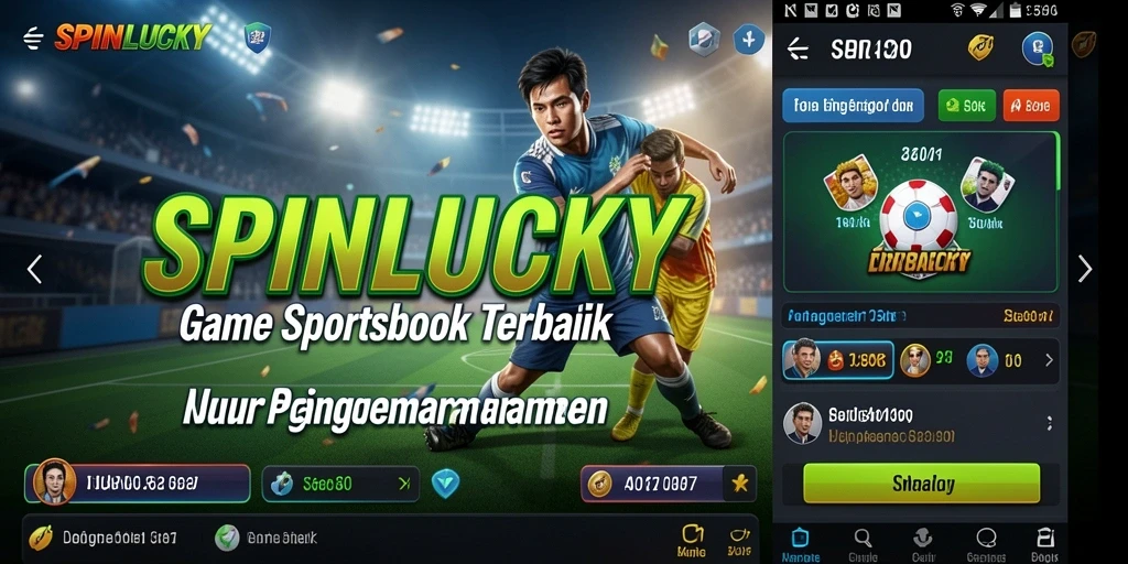Tampilan gameplay SPINLUCKY menampilkan taruhan yang menarik dan fitur interaktif.