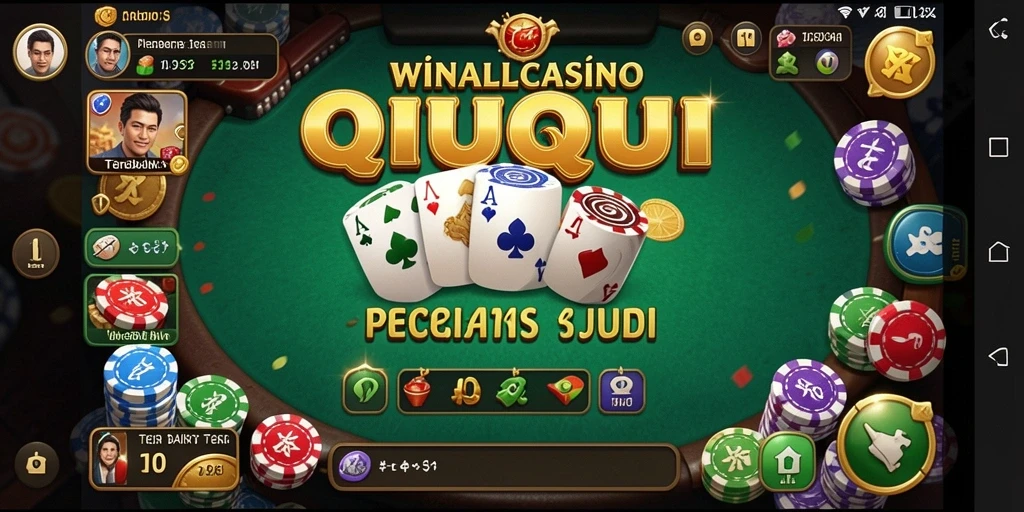 Screenshot utama WINALLCASINO menampilkan aksi seru permainan QiuQiu.
