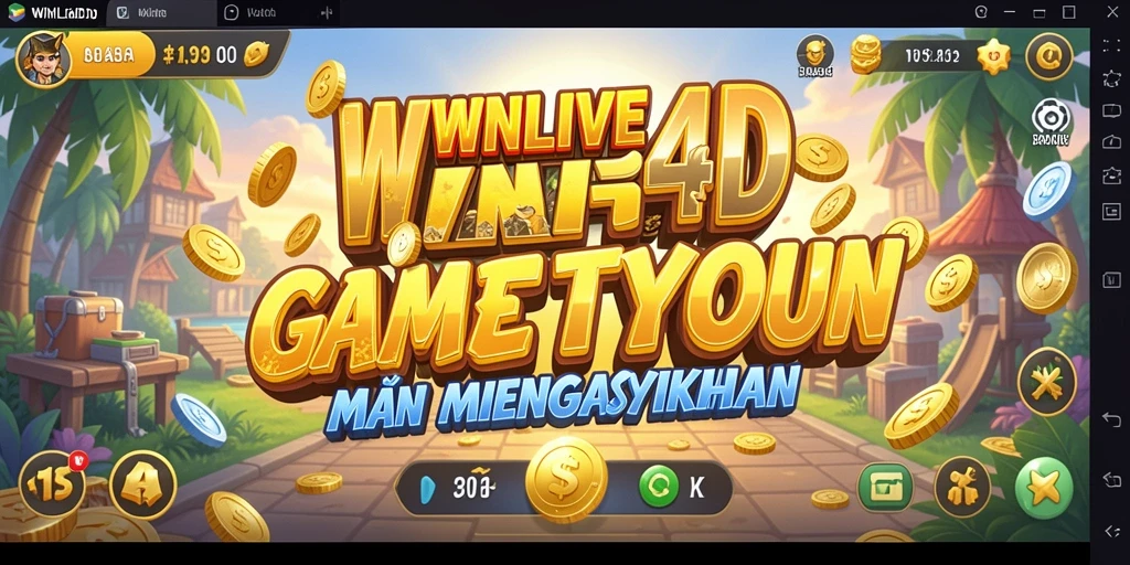 Tangkapan layar gameplay WINLIVE4D yang memukau dengan elemen Tycoon.